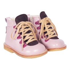 Angulus Beginner TEX Schnürstiefel mit Reißverschluss – Mauve/Dusty Aubergine